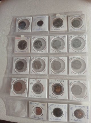 Lote 16 Monedas de África
