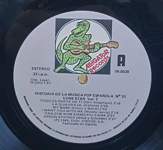 DISCO VINILO LONE STAR