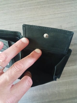 Portafoglio uomo nero
