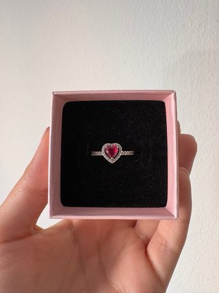 Anillo Corazón Rojo Pandora
