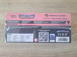 DISPONIBLE! Pokémon Center ETB Chaos Rising 🇬🇧