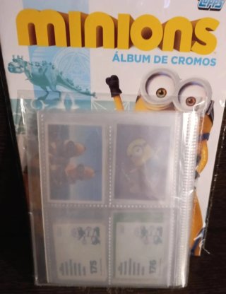 Minions colección completa 178 cromos sin pegar