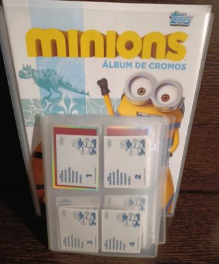 Minions colección completa 178 cromos sin pegar