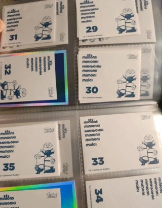 Minions colección completa 178 cromos sin pegar