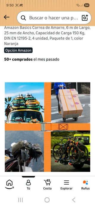 Correas de amarre