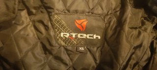 Chaqueta de moto RJTECH negra y roja