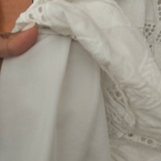 Vestido boho blanco espalda descubierta