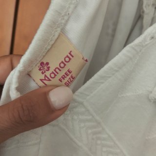 Vestido boho blanco espalda descubierta