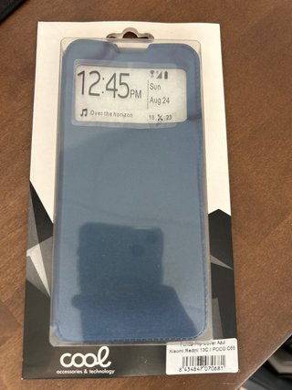 Funda Flip Cover Azul Xiaomi Redmi 13C