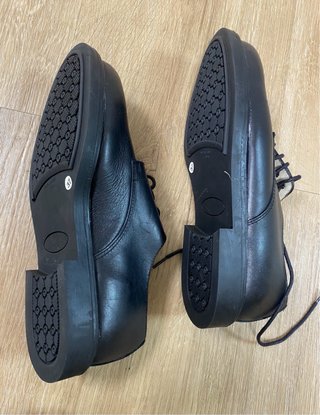 Zapatos niño comunión piel negros