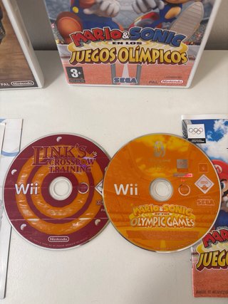 Lote 2 Juegos Wii: Zelda + Mario Olympic