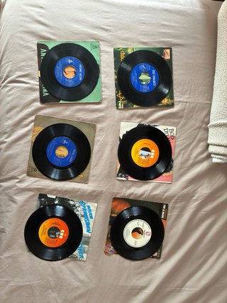 Lote 6 Vinilos Singles 7 | Dylan, Springsteen