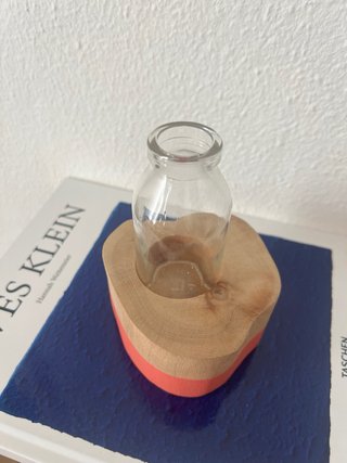 Vaso di legno e vetro Urban Outfitters