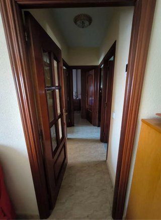 Puerta interior maciza roble/sapelly