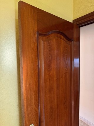 Puerta interior maciza roble/sapelly