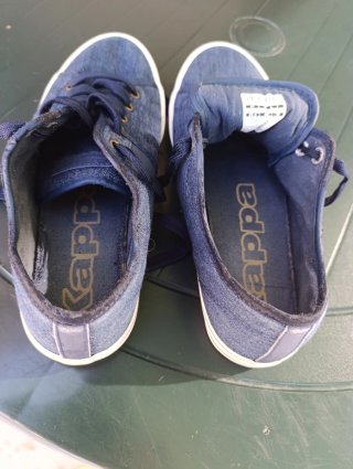 Zapatillas lona Kappa azul
