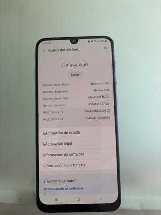 Samsung Galaxy A50 Blu