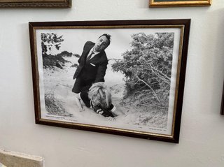 Quadro con fotografia incorniciata