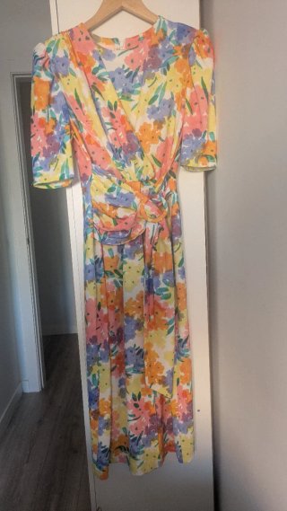 Vestido Mariquita Trasquilá flores M