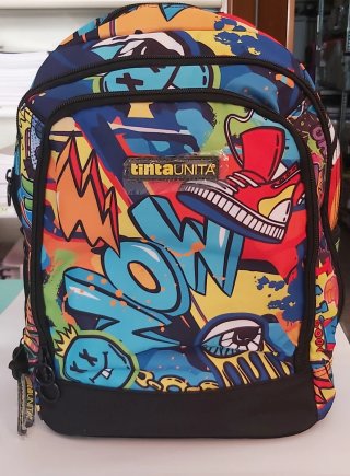 Zaino scuola Tintaunita graffiti