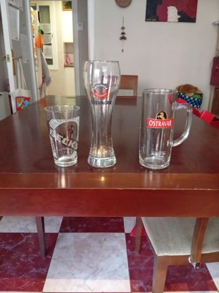 Vasos cerveza diferentes marcas
