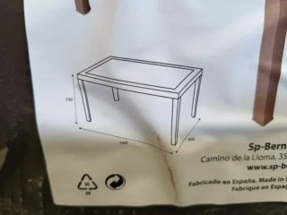 Shaf - Tavolo da Giardino e Terrazza Dream 140 cm