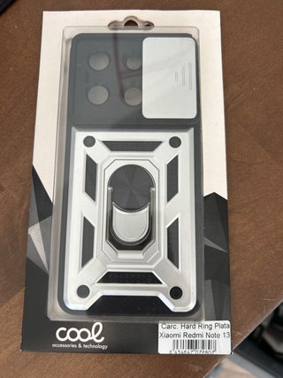 Carcasa Hard Ring Plata Xiaomi Redmi Note 13