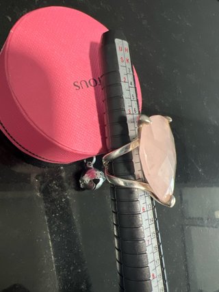 Anillo Tous Plata y Cuarzo Rosa Corazón