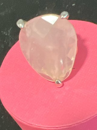 Anillo Tous Plata y Cuarzo Rosa Corazón