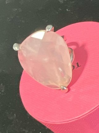 Anillo Tous Plata y Cuarzo Rosa Corazón
