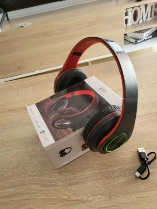 Auriculares Inalámbricos B39 Rojos y Negros