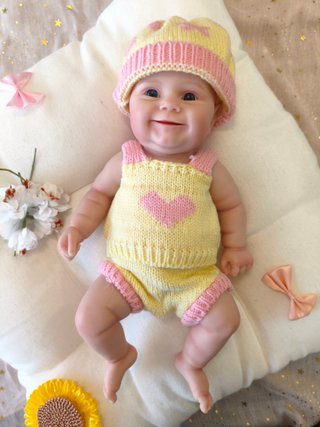 Bebé Reborn Silicona Cuerpo Completo Realista Noa