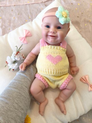 Bebé Reborn Silicona Cuerpo Completo Realista Noa
