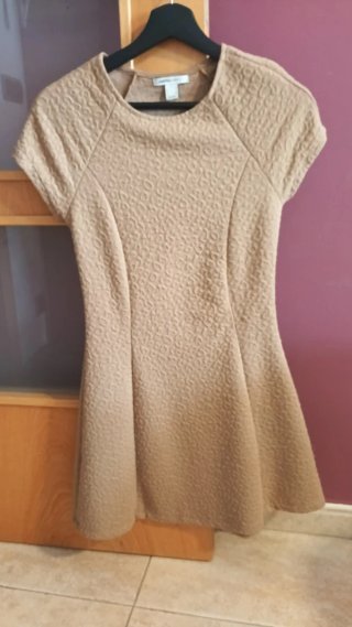 Vestido Beige Talla S