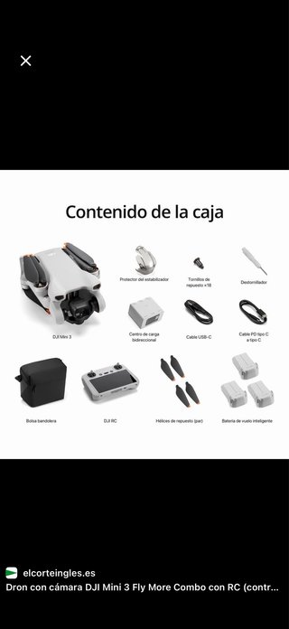 Dron DJI Mini 3 Fly More Combo