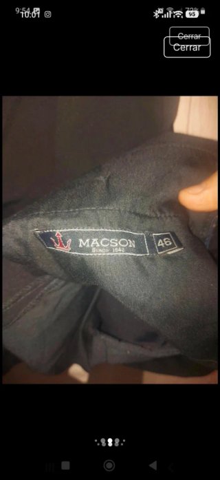 Pantalón Macson Talla 46 gris