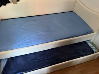 Sofá Cama Nido Blanco con Colchón