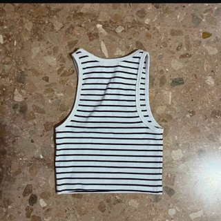 Camiseta de tirantes a rayas