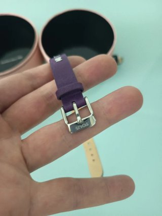 Pulsera Tous Morada con Ositos Plateados