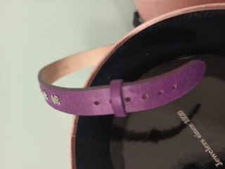 Pulsera Tous Morada con Ositos Plateados