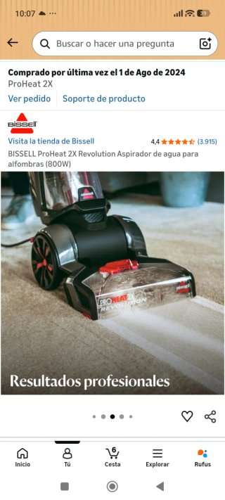 Aspiradora Bissell ProHeat 2X Revolution