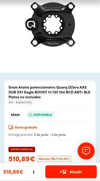 Potenciómetro SRAM QUARQ AXS