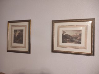 Dos cuadros decorativos a juego