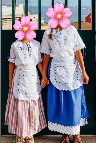 Traje Típico Canario Romeria Niña Talla 6-10