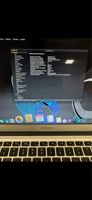 MacBook Air 13” i5 Plata