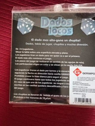 Juego de mesa Chupito