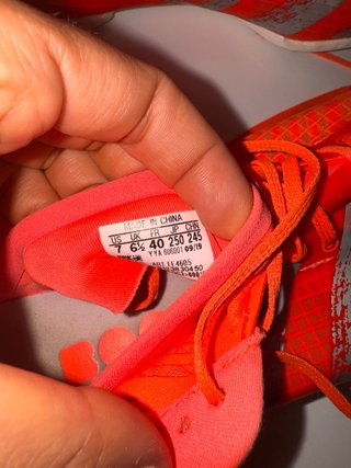 Adidas Adizero Clavos Naranja/Plata