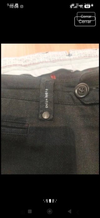 Pantalón Florentino Hombre Talla 48 oscuro