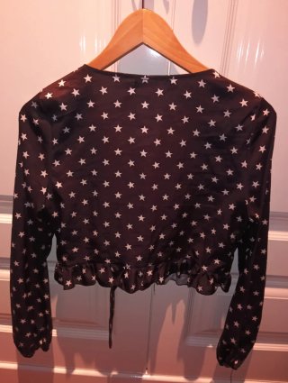 Zaful Top Estrellas Talla Única(S)