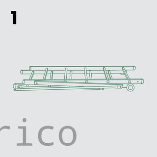 Andamio Clásico 5+5 Peldaños - 3 Metros